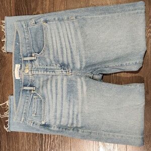 ❤️ LOFT HIGH RISE SKINNY JEANS, DISTRESSED, RAW HEM, 4 (27)